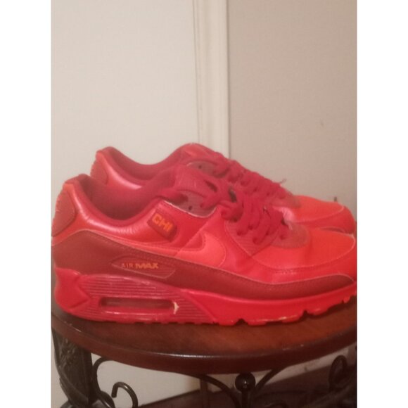 Nike Air Max 90 City Special Chicago Triple Red DH0146-600 Men’s - Sz 9 - Picture 1 of 16